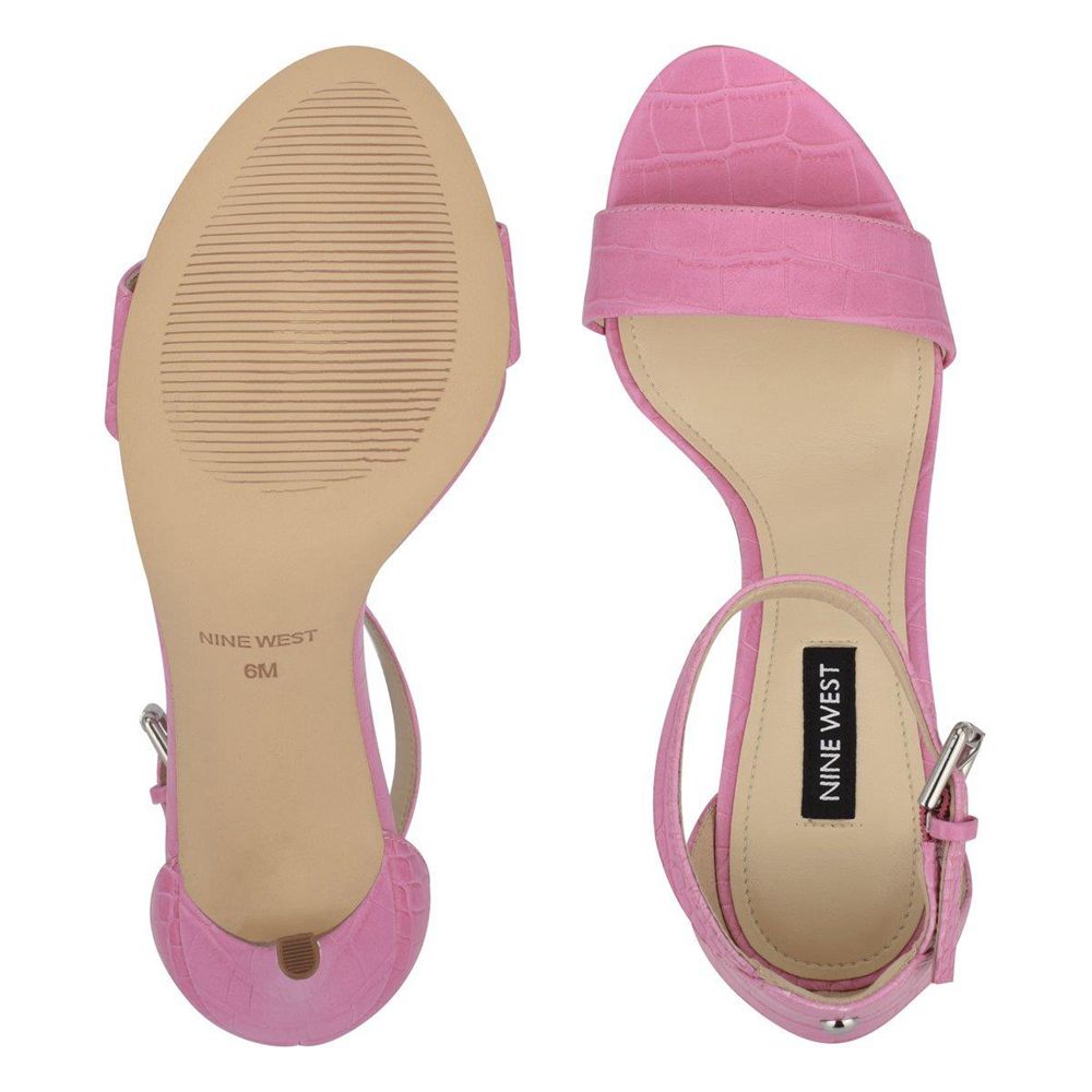 Nine west 2025 pink sandals